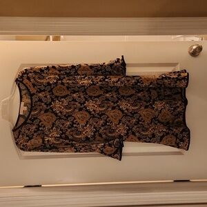 Michael Kors 3/4 bell sleeve knee length dress